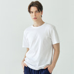 유니패밀리 남여 공용 오버핏 16수 무지 순면 반팔 티셔츠 : 유니프랜드