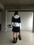 24FW breathe 브리드 도미노티 루즈핏 유넥 너트 레이어드 골지 크롭 반팔 티셔츠 : 르메인 lemain