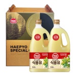 사조해표 식용유 1호 선물세트 1.8L 2병 콩기름 대두유 선물세트 : 두배로마트