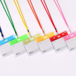 칼라 목걸이명찰 가로형 10개 카드 명찰 사원증 공무원증 학생증 이름표 : 집이 산다