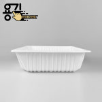 실링용기 23197 일회용 PP 두꺼운 포장용기 배달용기 감자탕 미니탕 찜 국물 용기 (600개) : 한국용기산업