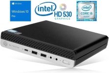 HP 미니 PC  인텔 i5-7500T 8GB DDR4 RAM 256GB SSD Win10 미국직구 (Renew제품) : 까사데우주
