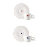 일리 이우환 아트컬렉션 에스프레소 컵 블루 레드 2세트 : 이루다 Global