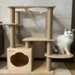 아서아리 미니캣타워 원목 숨숨집  먼치킨 놀이터 스크래쳐 캣폴 : 아서아리