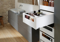 blum 블룸 레그라박스 화이트 대속서랍 키큰장 스페이스타워 댐핑 레일 갤러리봉타입 : DS Plus