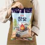 참숯 고기숯 캠핑 펜션 바베큐 구이용 600g 20개 1박스 : 판타레스트