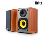 브리츠 BR-1000A2 / 2채널 스피커 듀얼 우드 엔틱 우퍼 스피커 : Britz