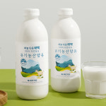 하늘다음 태백  100%자연목초 유기농 산양유 500ml 10병/ 100%산양유,초유단백질 산양유단백질 : 세진목장 산양유