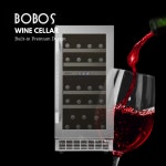 [BOBOS] 보보스 와인셀러 JG-36B. 최대 27병 보관 컴프레셔 제품, 빌트인 겸용 와인셀러. 홈바 전용 상품. 전동 와인오프너 증정 : 아름다운... 