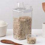 갑이식품 - 5578 | 1+1 네오플램 밀폐 잡곡통 미니쌀통 씨리얼 보관용기세트 1300ml+1800ml : 리빙스토리