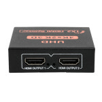 HDMI 분배기 4K TV 셋탑박스 셋톱 PC 모니터 영상 복제 동시 화면 2대 스플리터 : 리버네트워크