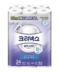 유한킴벌리 크리넥스 순수소프트 3겹 37m 24롤 : 블레스트리
