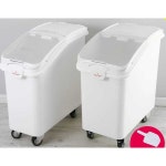 쌀보관함 업소용 가정용 밀가루 밀가루 보관함 쌀통 슬라이드 80L  F8888+삽 : BAM부WOO기