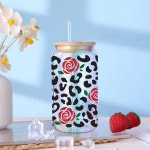 도자기접착제 만능 UV DTF 전송 스티커 16oz 컵 랩 식물 꽃 프린팅 DIY 유리 세라믹 금속 가죽 등 D8769 : 히팅바디