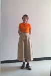 [중고] 55-66 (M) RALPH LAUREN 100% cotton short-sleeved collar WOMEN 랄프로렌 빈티지 카라티 : 브르단단