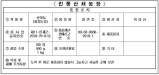 산마늘씨앗 1kg / 500g  명이씨앗 개갑씨앗 산마늘종자 : 진동산채농장