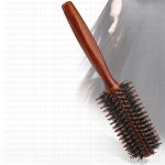 원목 드라이 롤빗 4.5cm 미용실 빗 굵은 : 달이레