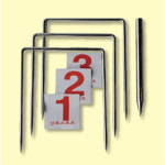 삼오게이트볼 실외게이트(게이트3+폴1+번호3) 세트 : 골프 게이트볼 코리아골프샵