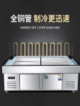 업소용 고기냉장고 정육점 식육점 반찬가게 해산물 진열 냉장고 1200x1000x1080(3단) : 나미의 집