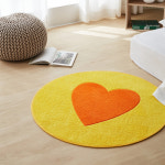 미니 원형러그 어린이 아이방 러그 귀여운 원형카페트 100 : 로즈앤블랑