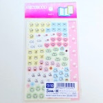 [고전문구] 부르부르도그 6공 스케줄 씰 스티커 : 후르츠빌리지