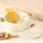 [델라고] 바닐라빈 세라믹 인덕션 냄비 28곰솥 : 생활엔