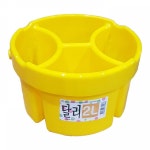 달리 물통 노랑(소) 2L 4칸 수채화물통 수채화 미술입시 : THE오름