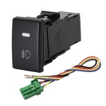 LED 배경 표시등이 있는 전면 안개등 푸시 단추 스위치, 와이어 포함, 홀든 콜로라도 이스즈 MU-X D-MAX V-크로스에 적합, 12V : 바다글로벌10