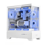 PC케이스 GX780A 데스크톱 본체 수냉식 투명 강화 유리 케이스 E-ATX : 하이디앤알