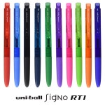 유니볼 시그노 노크식 RT1 볼펜 0.28 : 상상플러스 마켓