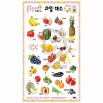 새샘 사운드벽보 과일 채소 520mmx765mm 학습포스터 한글포스터 : 플라워로드스토리