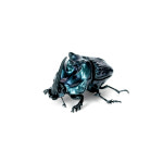 란시퍼대왕소똥구리(megaphanaeus lancifer)  - 반다이 생물대도감 장수풍뎅이 7탄 04 곤충 피규어 프라모델 모형 : 웜팩토리