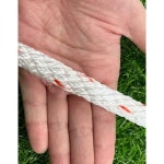 견인 로프 안전 낙하산줄 보트용 선박 굵은 산악 구조 화이트 폭 12mm 길이 10m : 포지티브플러스샵