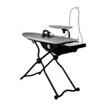 세탁소 급 강력 스팀 더 쉬운 다림질 스팀다리미 가정용 윈드스팀... 블로우 석션 고급기능 탑재 스탠드옷걸이 다리미판커버 : 153 스토어