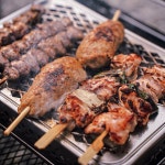 [야키토리 토리야] 닭꼬치 염통 파닭 츠쿠네 모듬 캠핑음식 요리 숯불 구이 메뉴 : 토리야