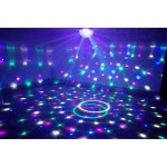 미러볼 노래방 조명 캠핑용 파티룸 사이키 스피닝 6컬러일반모델(충전식) : 준꾸스토어