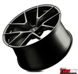 바조 (BAZO) GTR P1 19인치휠 세미매트블랙, 실버폴리쉬 색상 현대,기아 전차종 : 휠타이어전문점