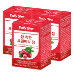 데일리원 참 착한 크랜베리 정 요로건강 여성 영양제 500mg X 30정 3통 : 데일리원