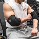 브렁크 팔꿈치보호대 엘보 엘보우 팔 보호대 슬리브 랩 아대 밴드 헬스 테니스 골프 : 브렁크