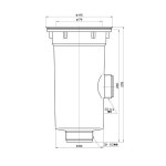 SANEI 싱크 배수 마개 이층 호칭 40 H6510 : 성원인터네셔널