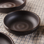 브라운 토기 멜라민 그릇 식기 접시 앞접시 업소용 식당 굽찬기 소 : 다다키친