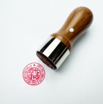 도장컴퍼니 카본 월넛 메이플 우드 만년 자동 사용인감 법인 도장 직인 회사인감 17mm : 도장컴퍼니
