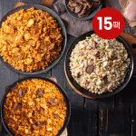 (혼합)흑닭 닭가슴살 볶음밥 300g 3종 (김치삼겹,소불고기,차돌깍두기) 15팩 : 흑자헬스마켓