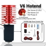 V6 Voron Hotend 키트, 1.75mm 화산 깍지 바이메탈 0.1 2.4 Prusa 3D 프린터 부품용, 업그레이드된 신제품 : 유신컴퍼니04