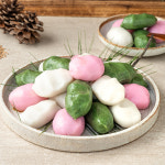 굳지않는떡 삼색 추석 송편 1kg 지퍼백포장 : 메고지고 MEGOZIGO