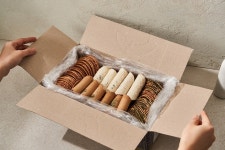 옛날과자 센베이 고급 전병선물세트 대용량 전통과자 1Kg+1Kg (총 2kg) : 정다운식품
