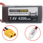[BM0325-XT60] (소프트 케이스) 4200mAh 7.4V 2S 40C Soft Case LiPo Battery (킬러바디 머큐리) (크기 95 x 45 x 18.5mm) : 알씨몬