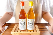 문경현대방앗간 국산 참기름 들기름 선물세트 350ml 명절 감사 선물 : 문경현대방앗간