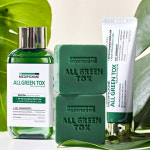 민감피부 집중케어 3종세트/메디픽미 올그린톡스 시카 솔루션(클렌징바+토너+크림)모공 각질 청소년 성인 : 메디픽미