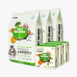 속이 편한 반습식 사료 소프트발란스 발효사료 1.2kgX3개+500gX3개 관절과 위장 : 도그원 펫 연구소